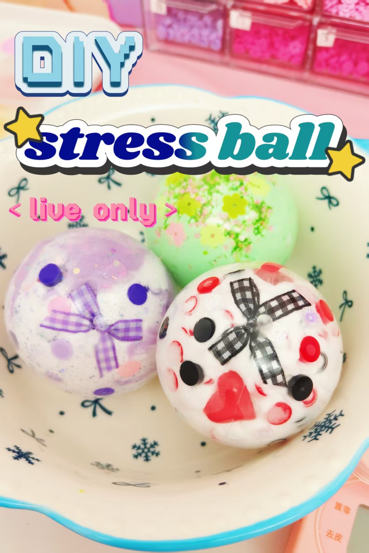 DIY stress ball (in live)FREE Shipping