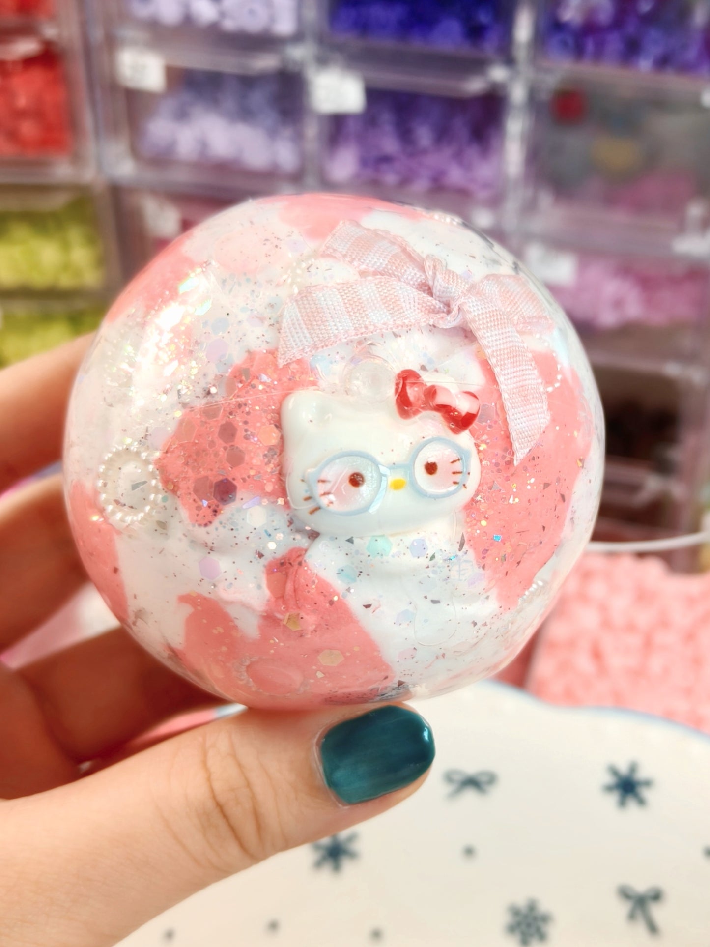 [Strawberry Nougat] sqishy ball 6cm