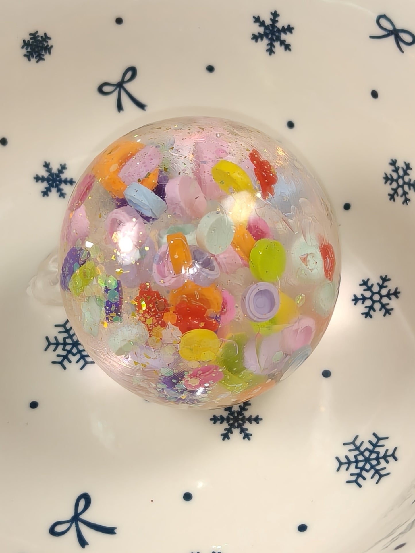 [Clear Skittles] squishy ball 6cm