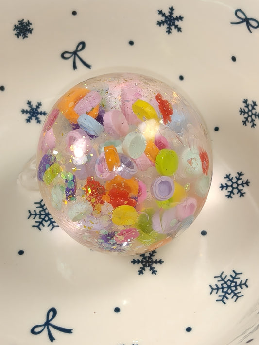 [Clear Skittles] squishy ball 6cm