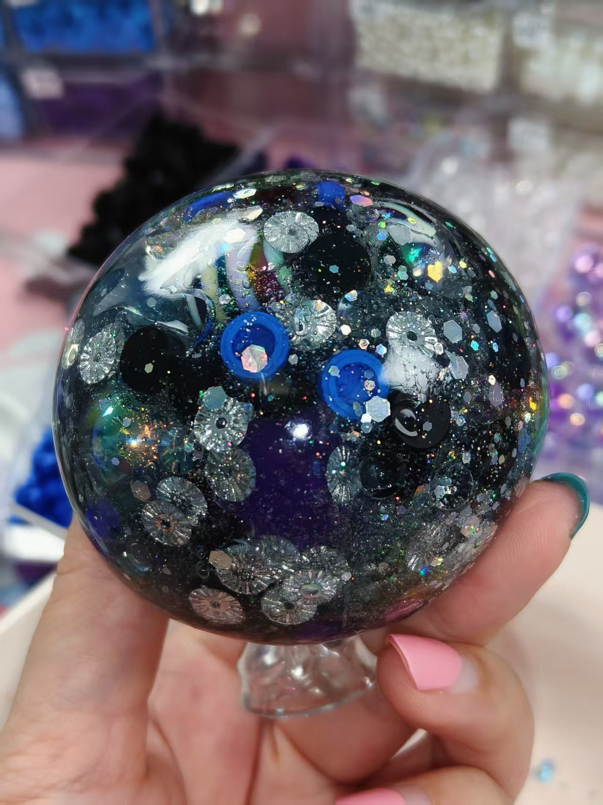 [Silver Galaxy]squishy ball 6cm
